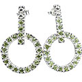 peridot earrings