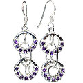 amethyst earrings