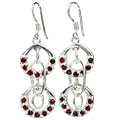 garnet earrings