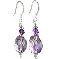 Design 14667: purple amethyst earrings