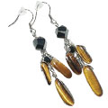 tiger eye earrings