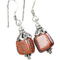 sunstone earrings