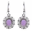Design 18322 blue amethyst classic earrings