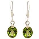 Alexandrite gemstone earrings