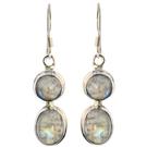 Moonstone gemstone earrings