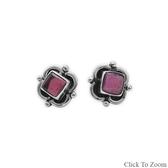 garnet earrings