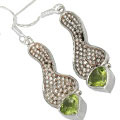 peridot earrings