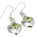 peridot earrings