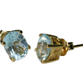 blue topaz earrings