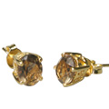 smoky quartz earrings