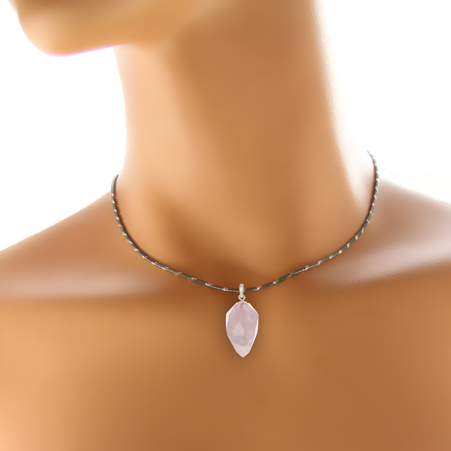 SKU 21050 - a Rose quartz healing Jewelry Design image