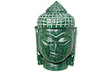 11222: Beaded Green jade  buddha healing