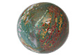 11348: Beaded green,red,multi-color bloodstone  spheres healing
