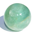 11684: Beaded green fluorite  spheres healing