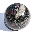 11689: Beaded white,black,purple quartz healing