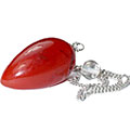 9606: Beaded red aventurine pendulum healing