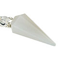 9625: Beaded white agate healing