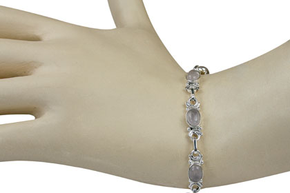 SKU 14512 unique Rose quartz Bracelets Jewelry