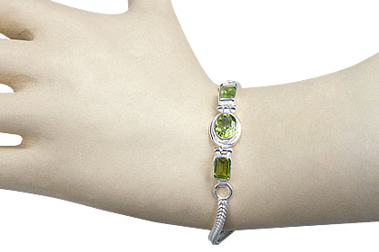 SKU 15420 unique Peridot Bracelets Jewelry