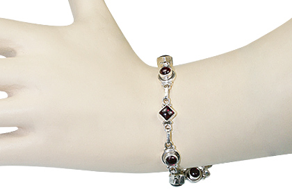 SKU 492 unique Garnet Bracelets Jewelry