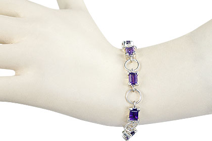 SKU 503 unique Amethyst Bracelets Jewelry