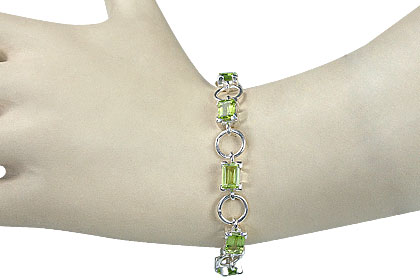 SKU 506 unique Peridot Bracelets Jewelry