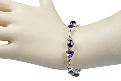 SKU 508 unique Garnet Bracelets Jewelry