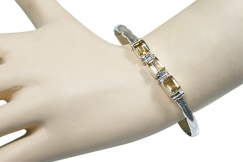 SKU 519 unique Citrine Bracelets Jewelry