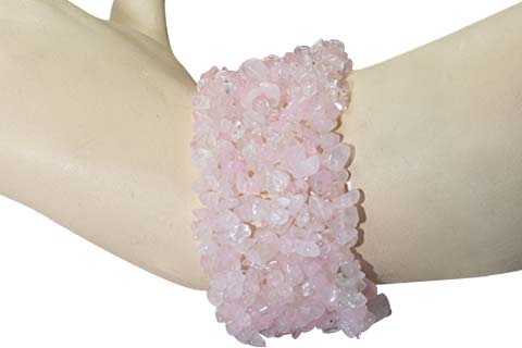 SKU 5489 unique Rose quartz Bracelets Jewelry