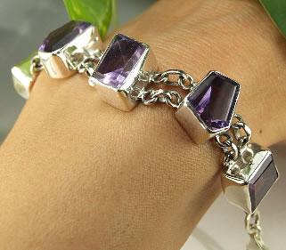 SKU 6968 unique Amethyst Bracelets Jewelry