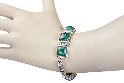 SKU 7357 unique Malachite Bracelets Jewelry