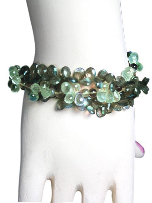 SKU 7766 unique Prehnite Bracelets Jewelry