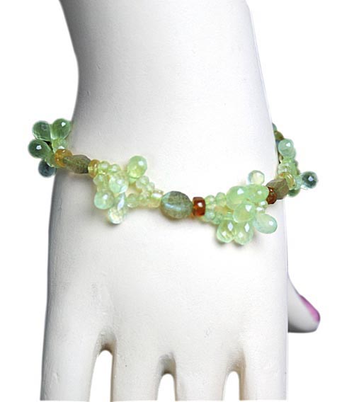 SKU 7776 unique Prehnite Bracelets Jewelry