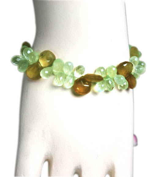 SKU 7786 unique Prehnite Bracelets Jewelry