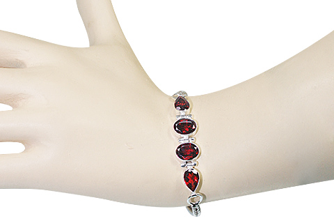 SKU 783 unique Garnet Bracelets Jewelry