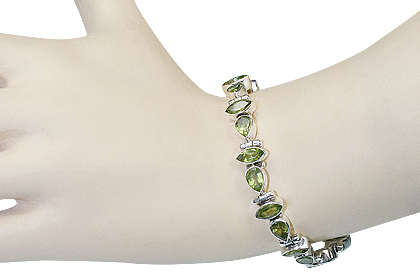 SKU 800 unique Peridot Bracelets Jewelry