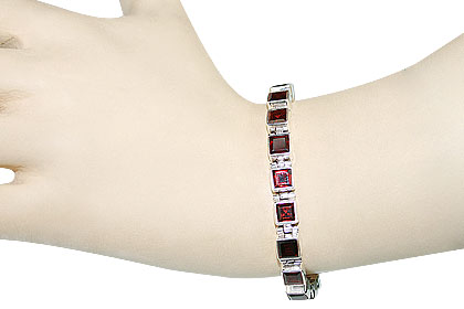 SKU 8105 unique Garnet Bracelets Jewelry
