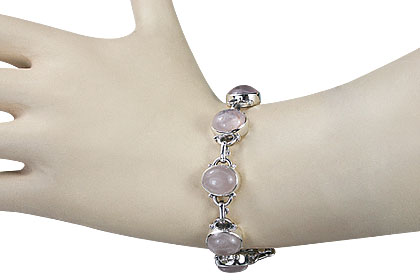 SKU 8146 unique Rose quartz Bracelets Jewelry