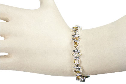 SKU 829 unique Citrine Bracelets Jewelry