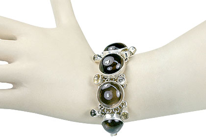 SKU 9002 unique Smoky Quartz Bracelets Jewelry