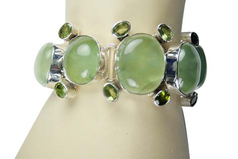 SKU 9010 unique Prehnite Bracelets Jewelry