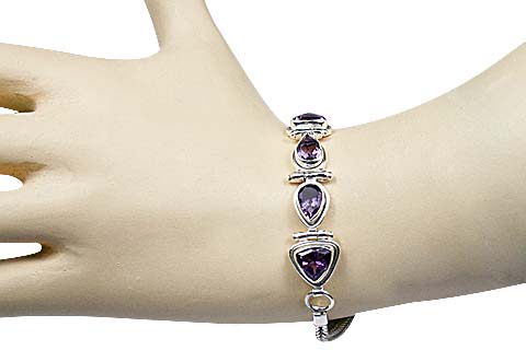 SKU 903 unique Amethyst Bracelets Jewelry