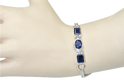 SKU 9110 unique Iolite Bracelets Jewelry