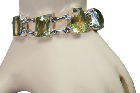 SKU 9127 unique Lemon Quartz Bracelets Jewelry