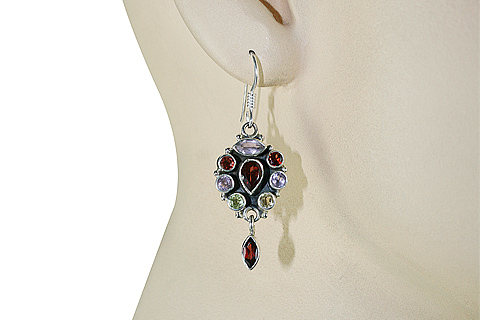 SKU 1030 unique Multi-stone Earrings Jewelry