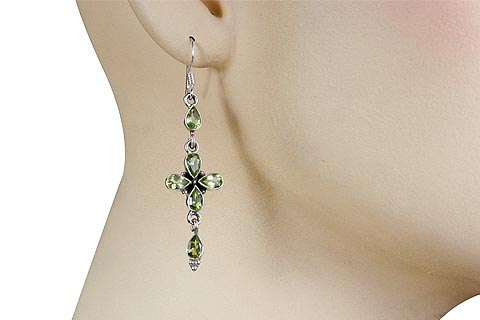 SKU 1067 unique Peridot Earrings Jewelry