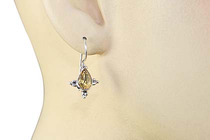 SKU 1074 unique Citrine Earrings Jewelry