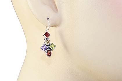 SKU 1080 unique Multi-stone Earrings Jewelry