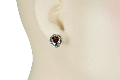 SKU 1250 unique Garnet Earrings Jewelry