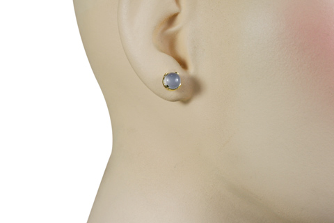 SKU 1255 unique Chalcedony Earrings Jewelry